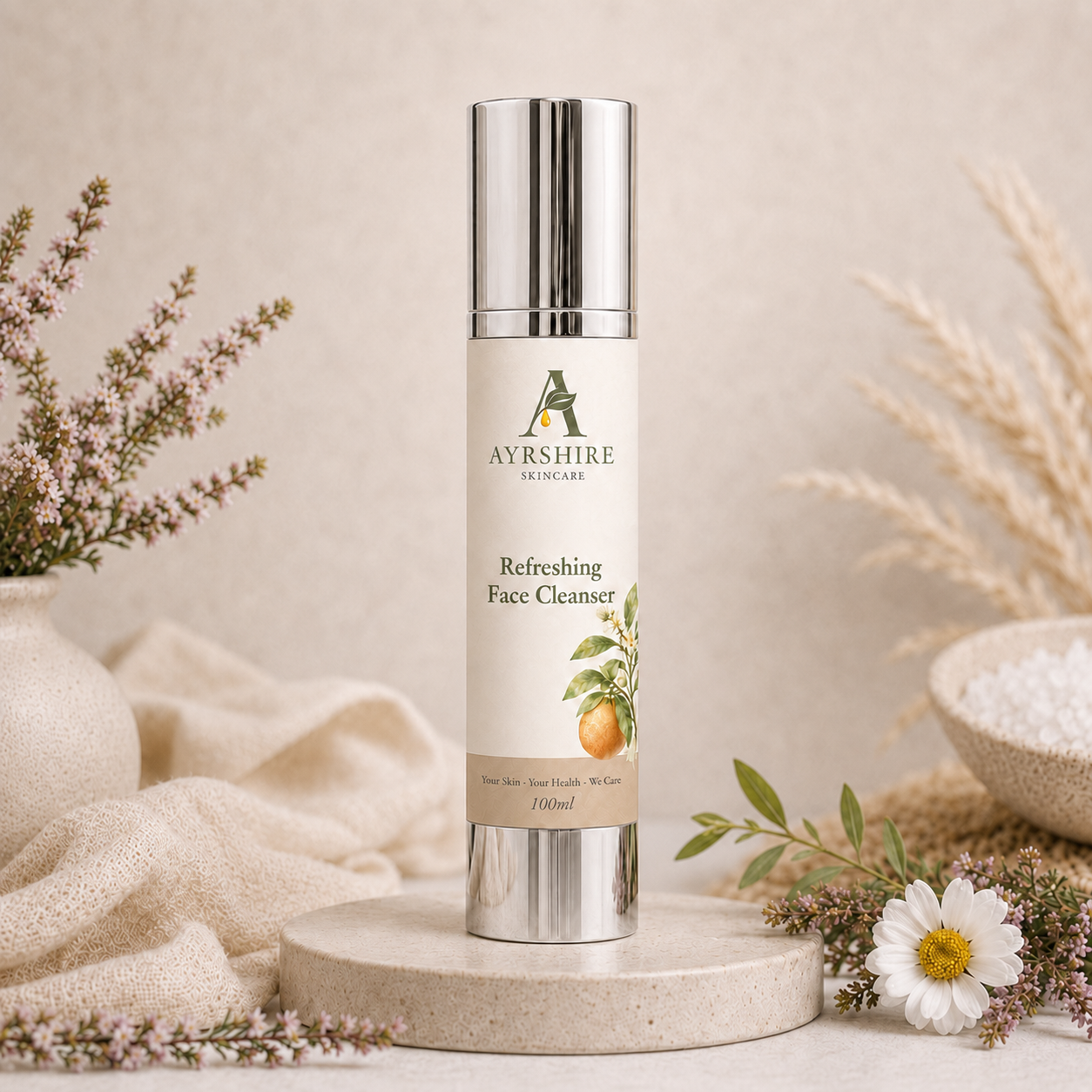 Restorative Face Cream Cleanser for Sensitive Skin